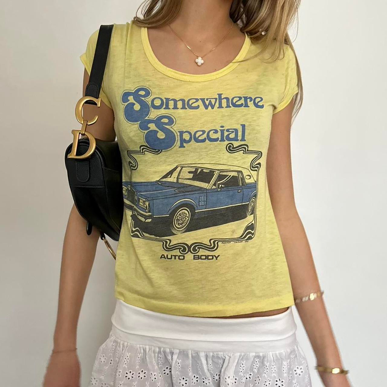 Vintage 90’s ‘Somewhere Special Auto Body’ baby tee