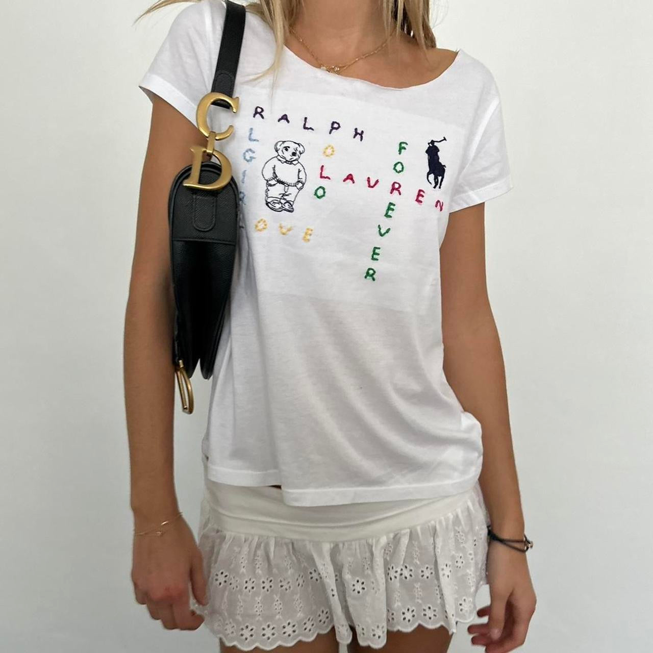 Vintage Ralph Lauren embroidery baby tee