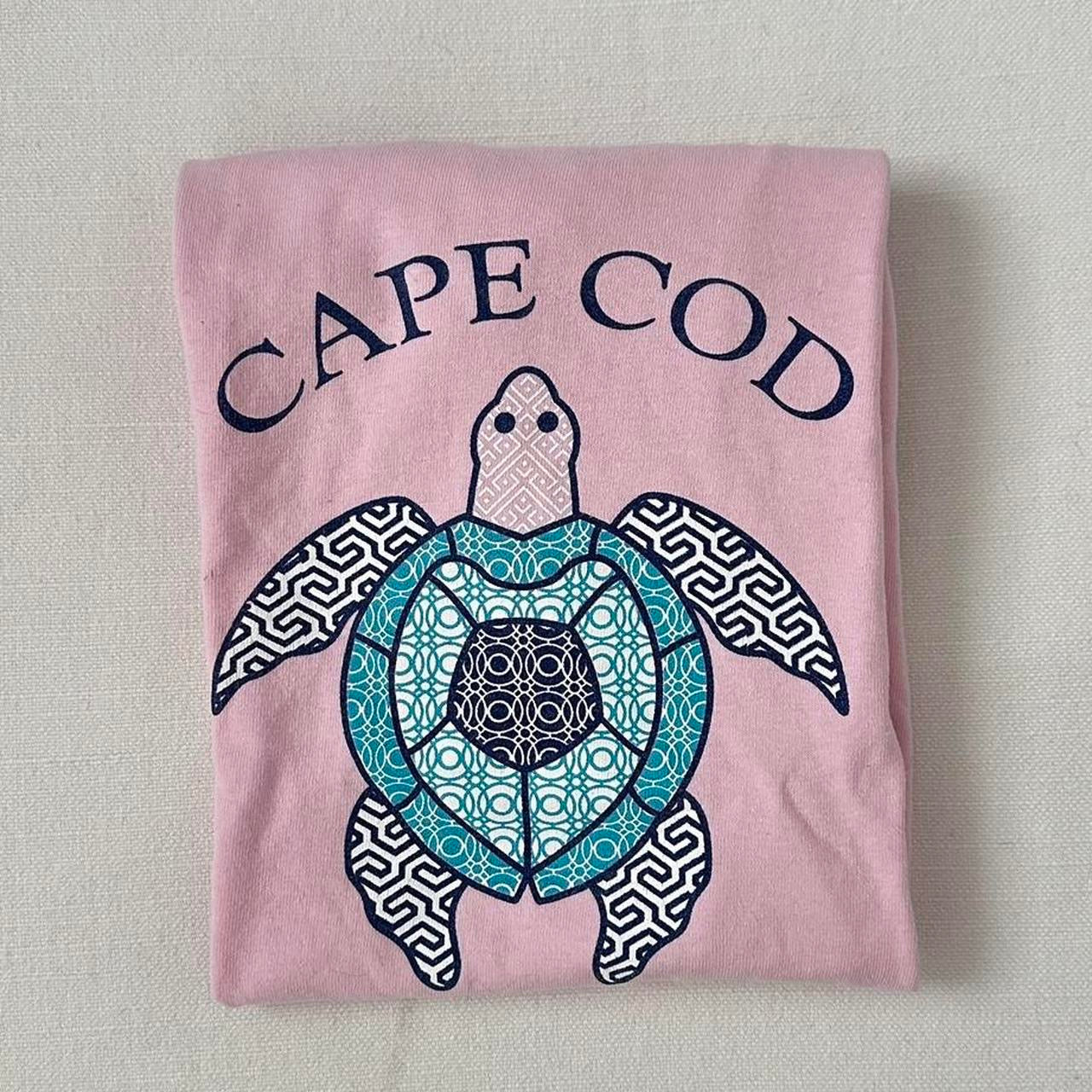 Vintage Cape Cod pink turtle vintage top ๐บ๐ธ