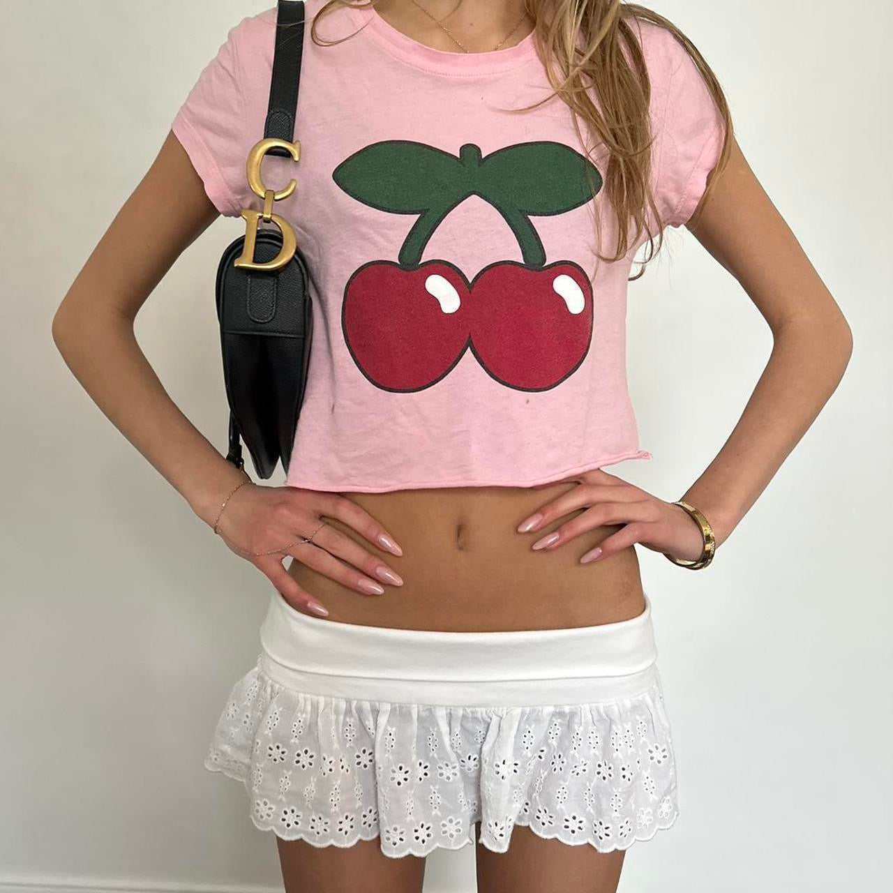 Vintage Cherry baby tee