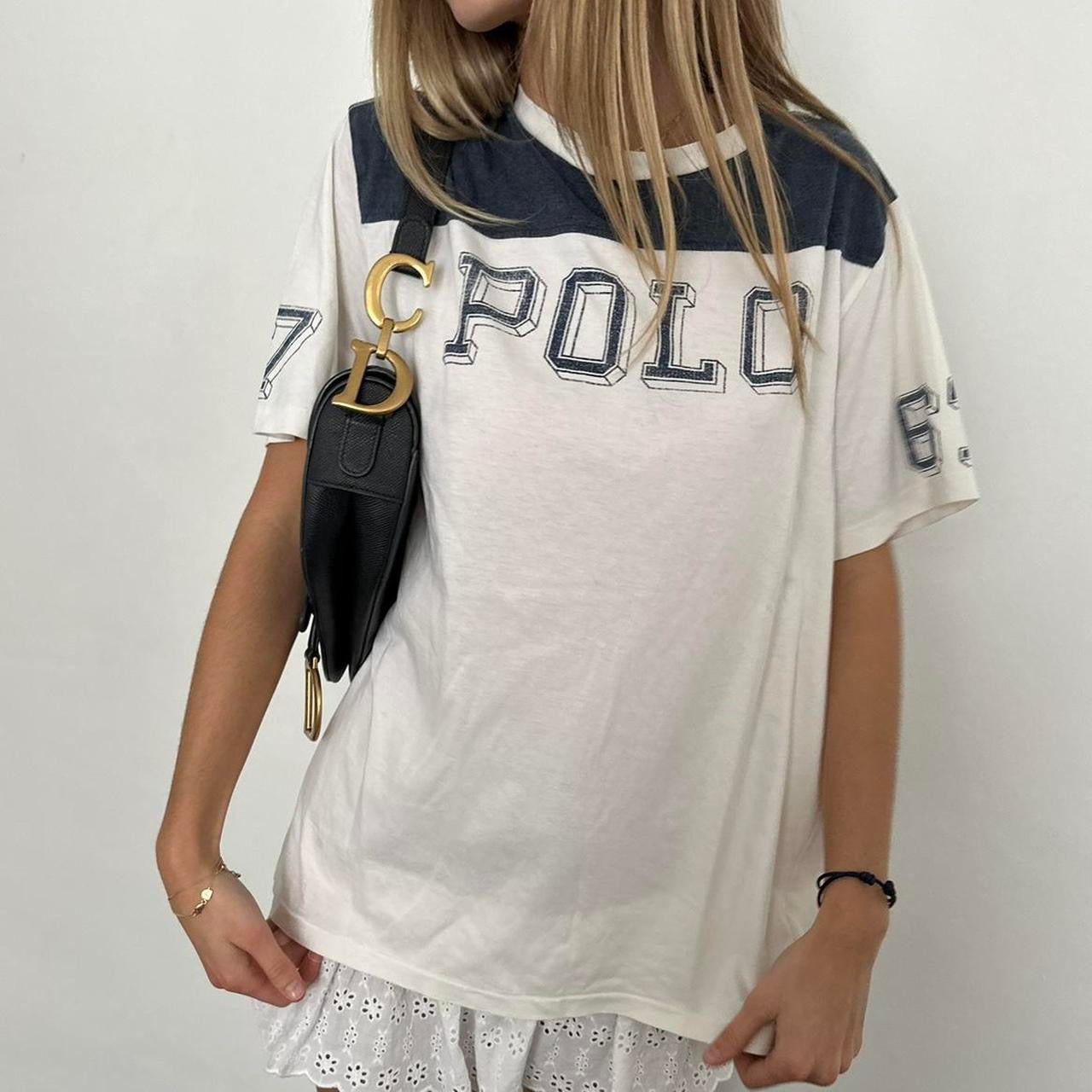 Vintage 90’s Ralph Lauren varsity tee