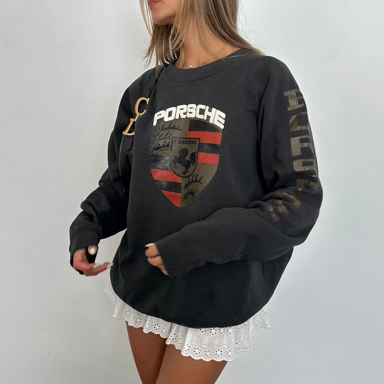 Vintage Porsche Design authentic black sweatshirt