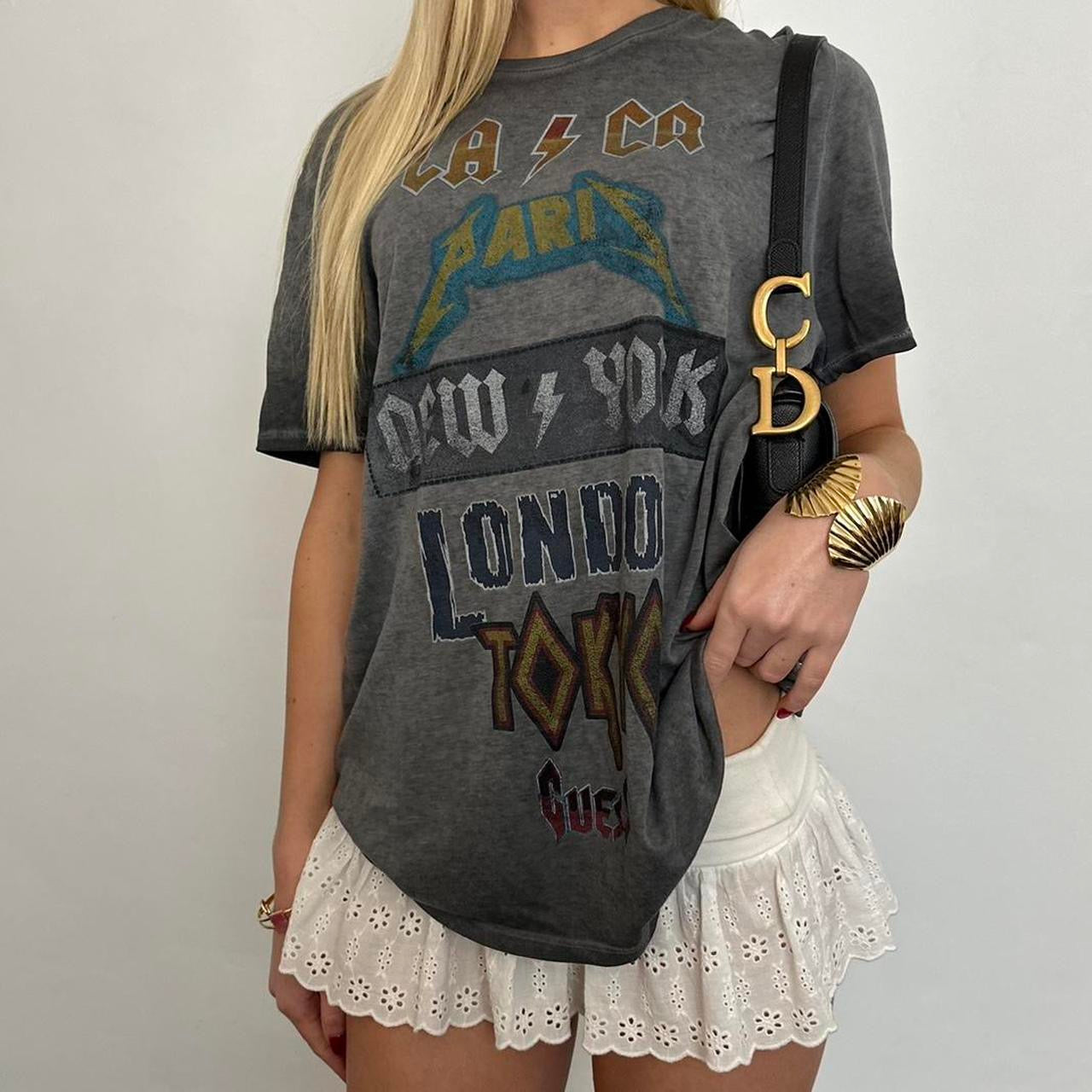 Vintage 2000’s Guess graphic ‘LA, Paris, London, Tokyo’ tee
