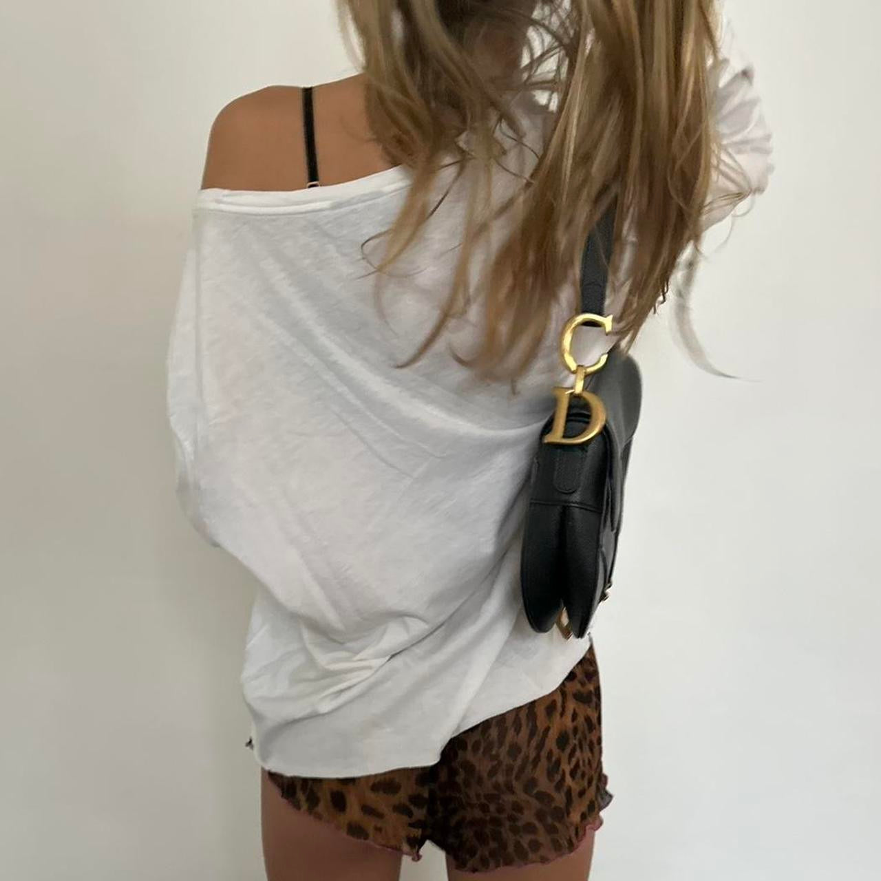 Vintage Ralph Lauren graphic off the shoulder top