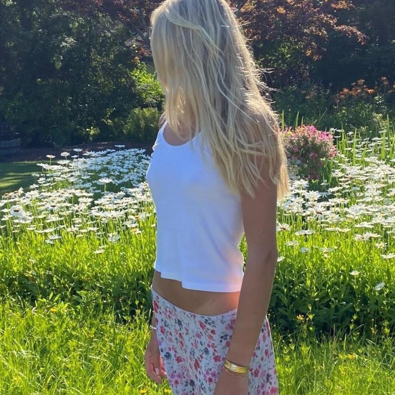 Vintage 90s floral print skirt