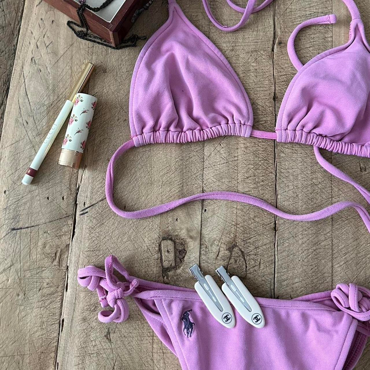 Vintage Ralph Lauren 90’s pink bikini