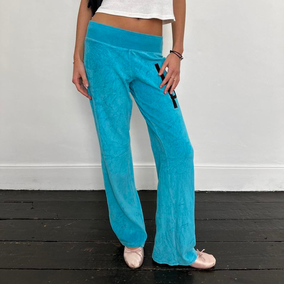 Vintage Victoria’s Secret Pink blue velvet pants