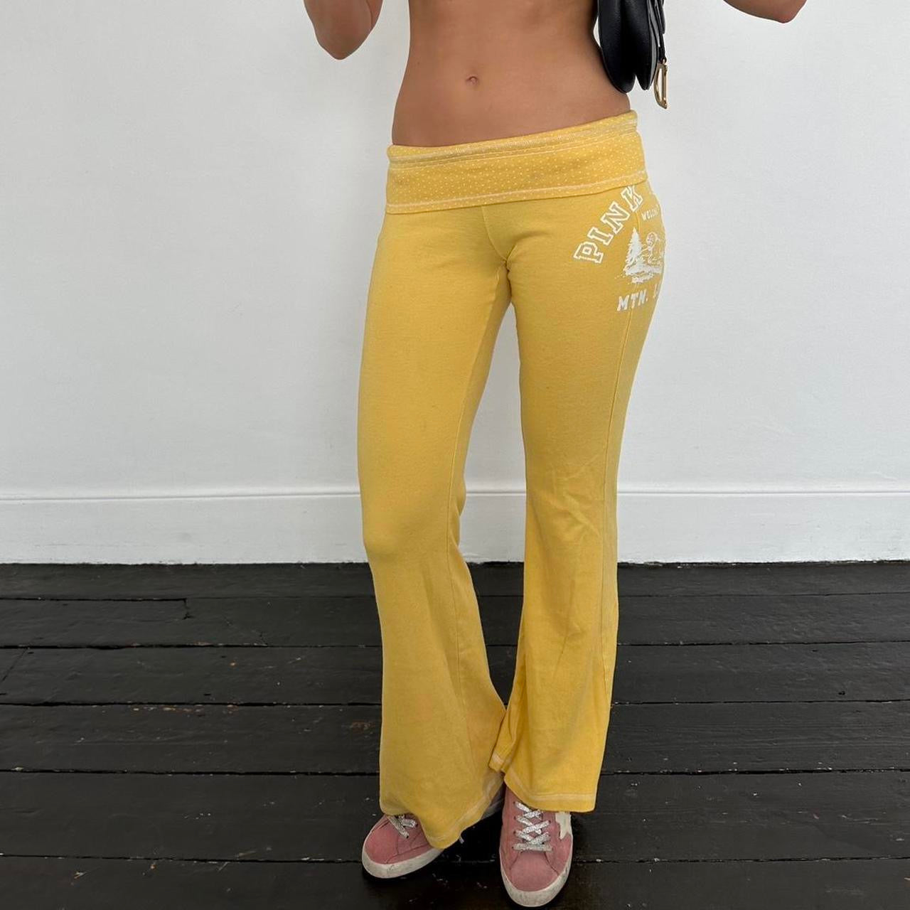 Vintage 2000’s Victorias Secret yellow sweatpants