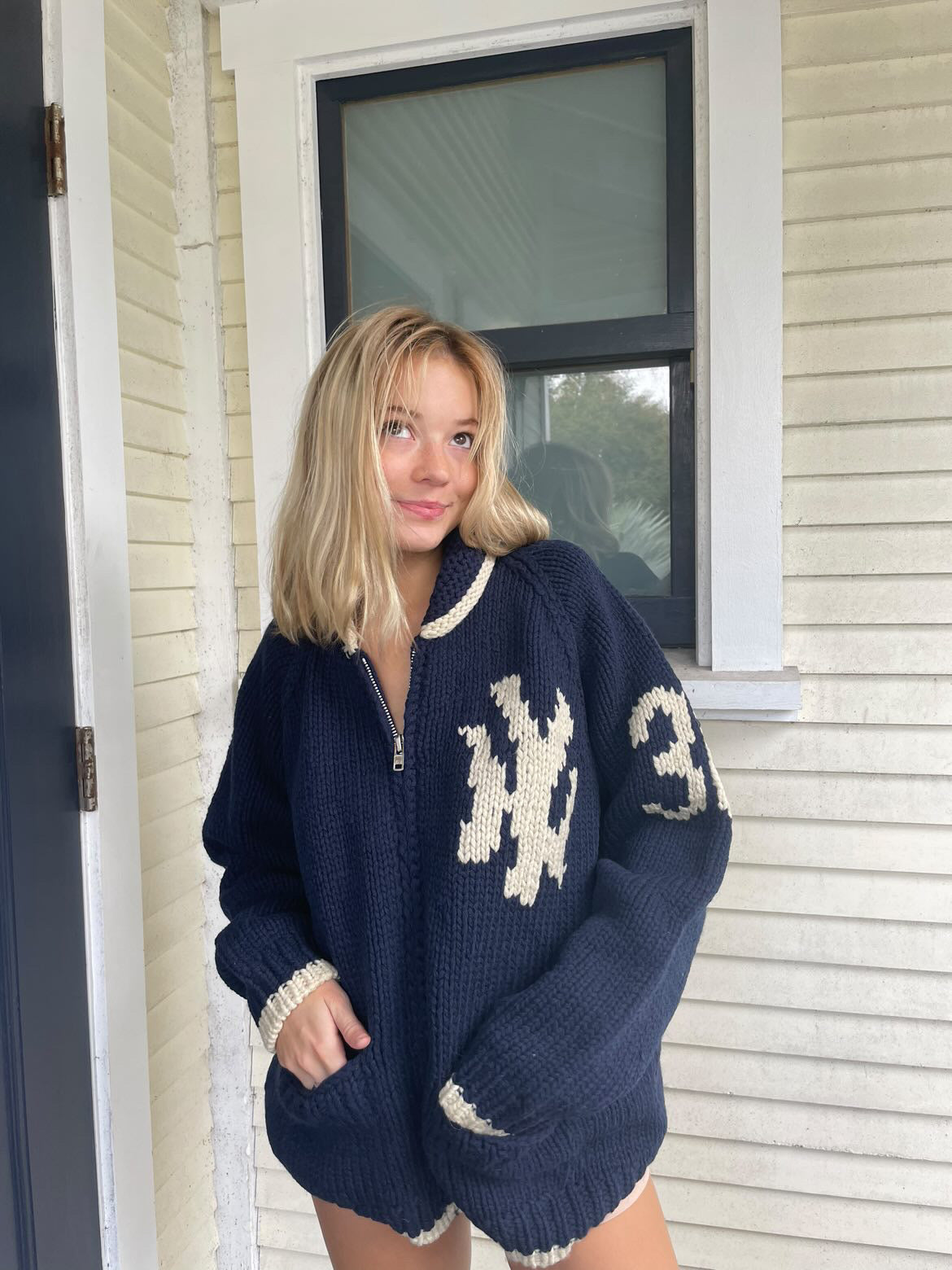 Yankees knitted jacket
