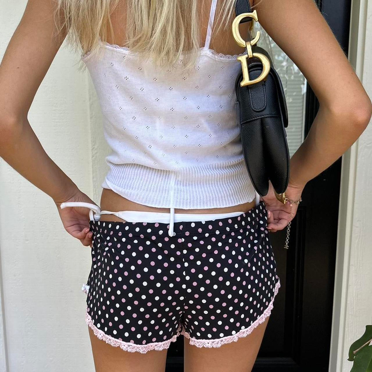 Vintage 2000’s Victoria’s Secret polka dot shorts
