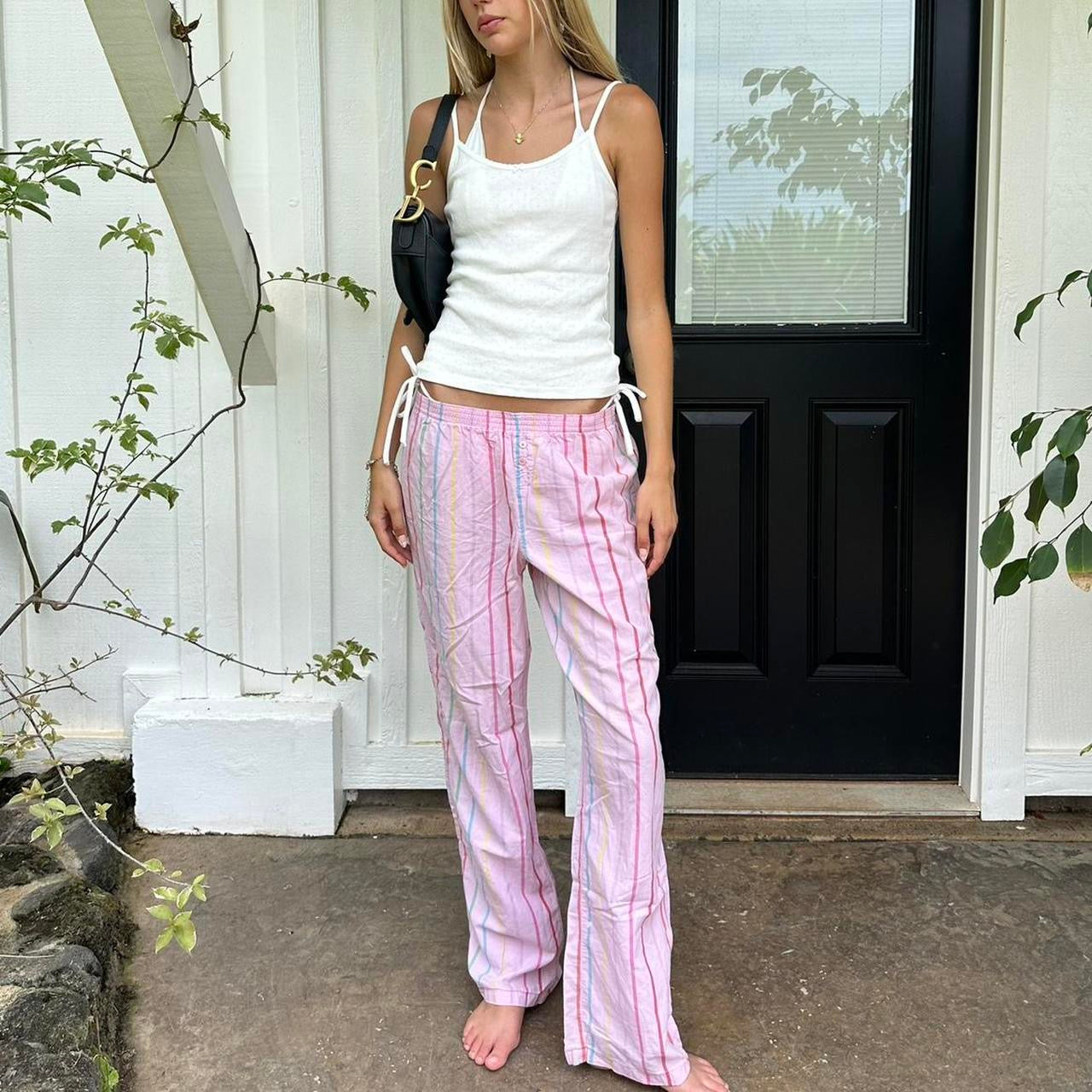 Vintage 2000’s Victoria’s Secret striped pants