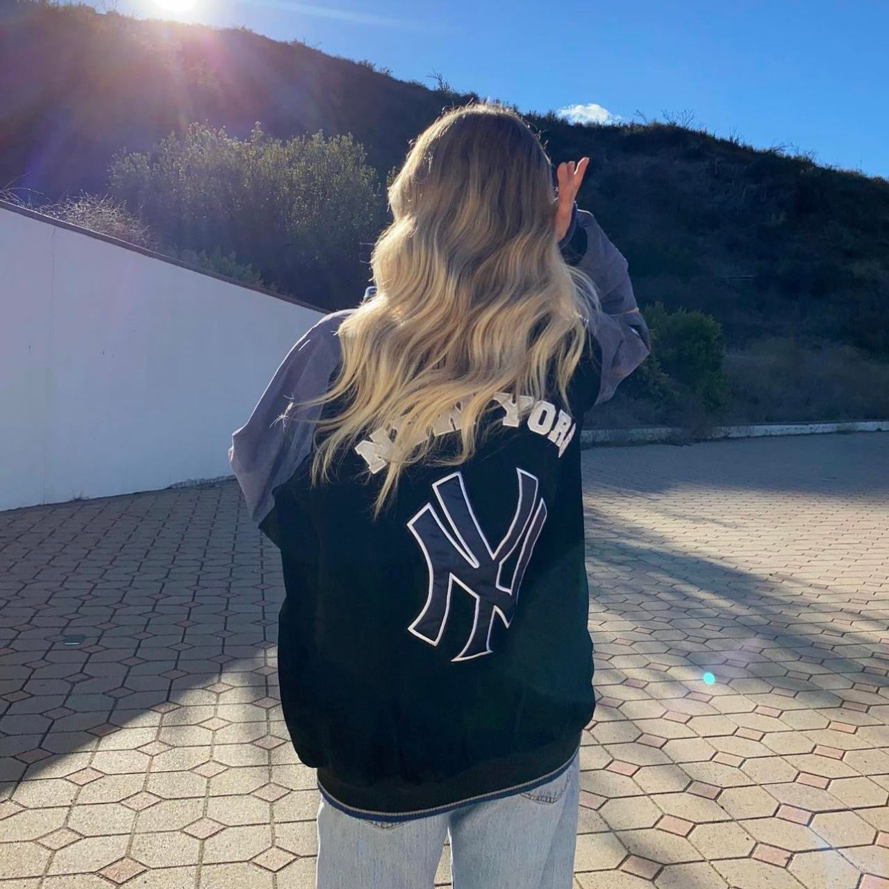 Vintage one of a kind Yankees leather jacket π€