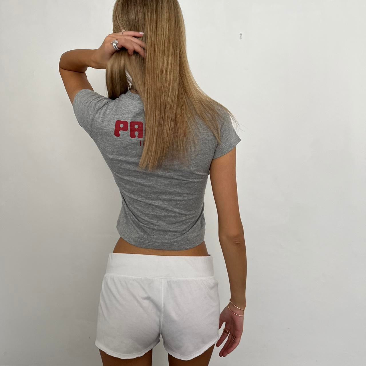 Vintage grey š baby tee