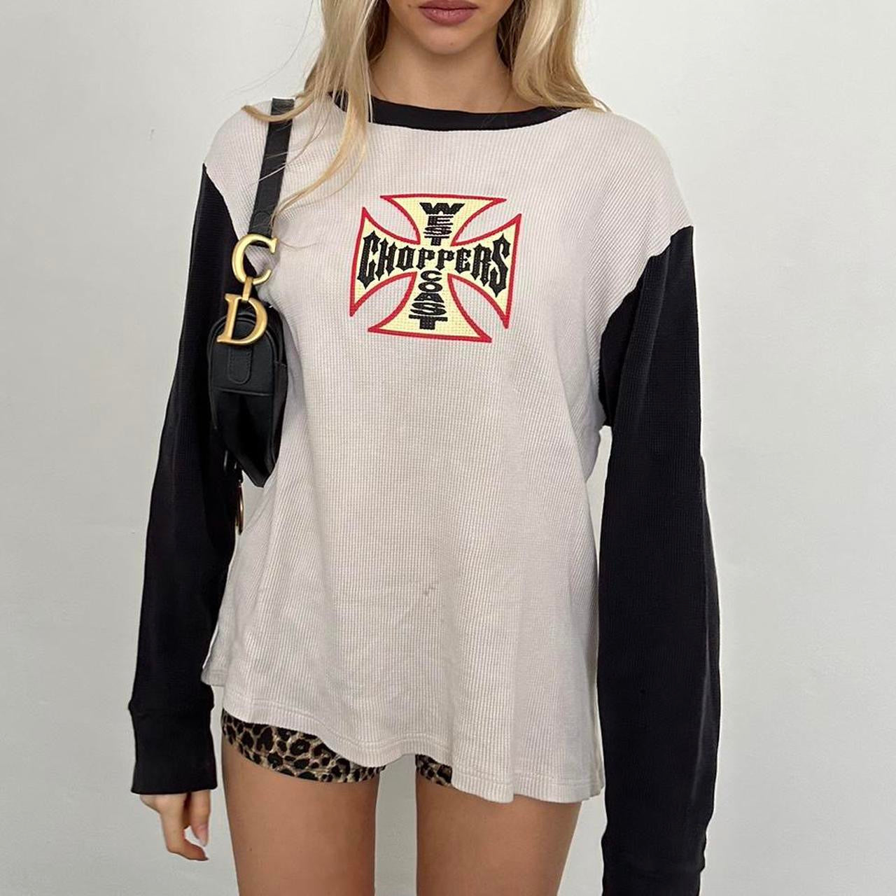 Vintage West Coast Choppers long sleeve oversized top