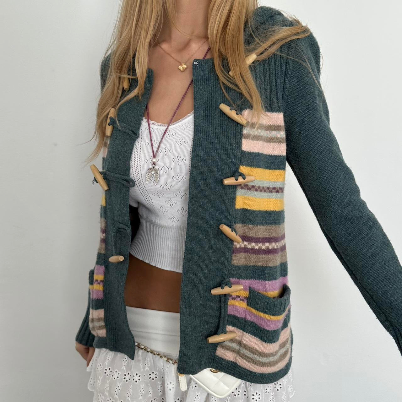 Vintage 90’s Marc Jacob’s duffel knit cardigan