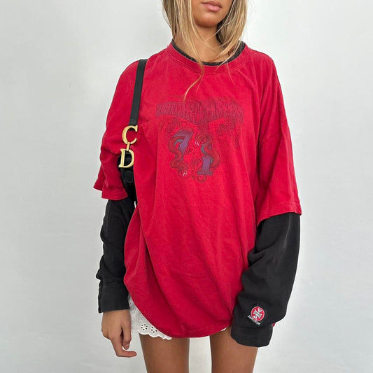 Vintage 90βs West Coast Choppers long sleeve double layered top