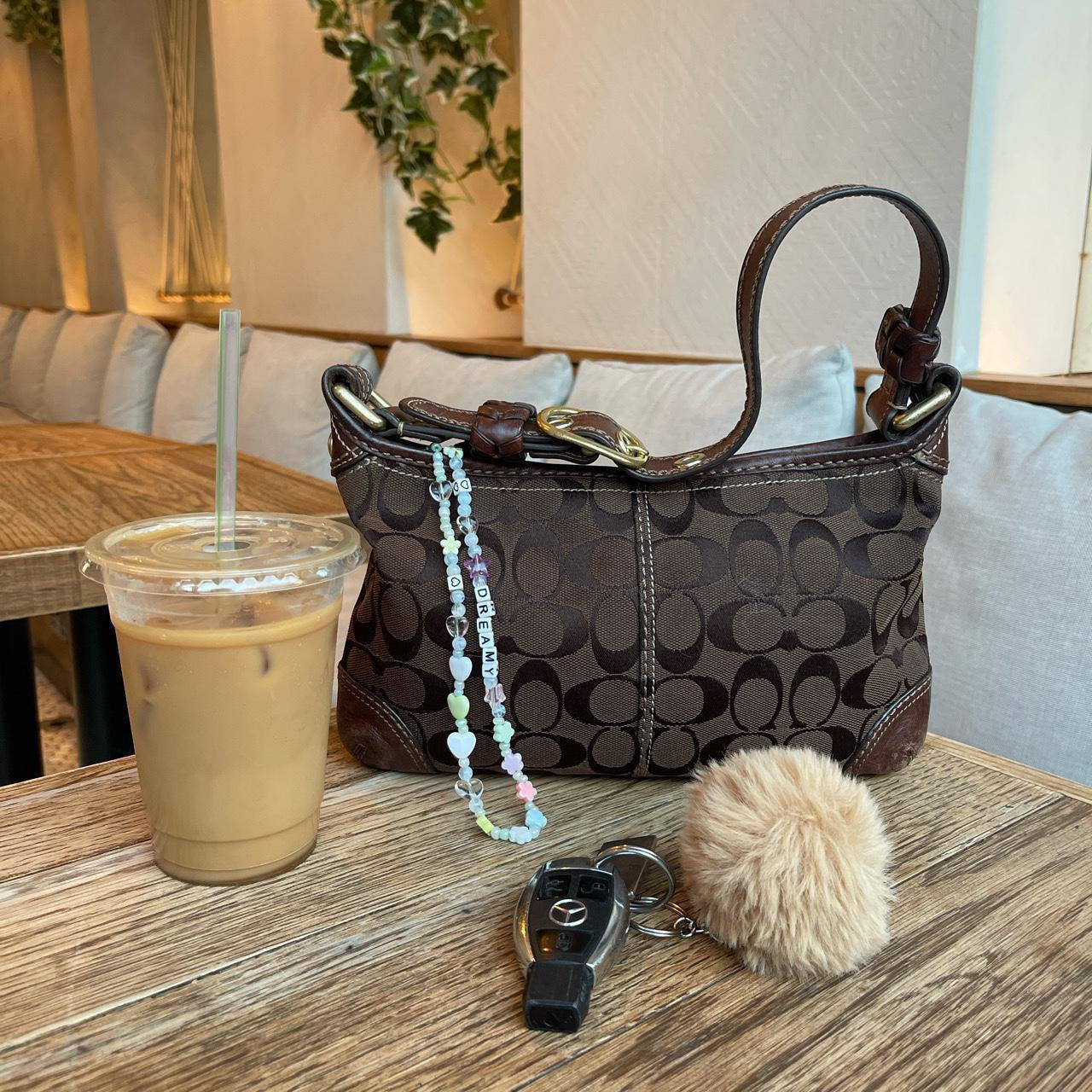 Vintage 90’s Coach chocolate brown bag ♡ - Main Image