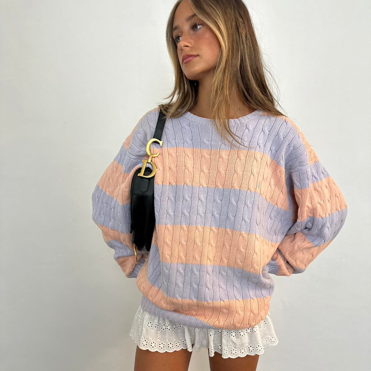 Vintage 90βs Ralph Lauren striped jumper ππ