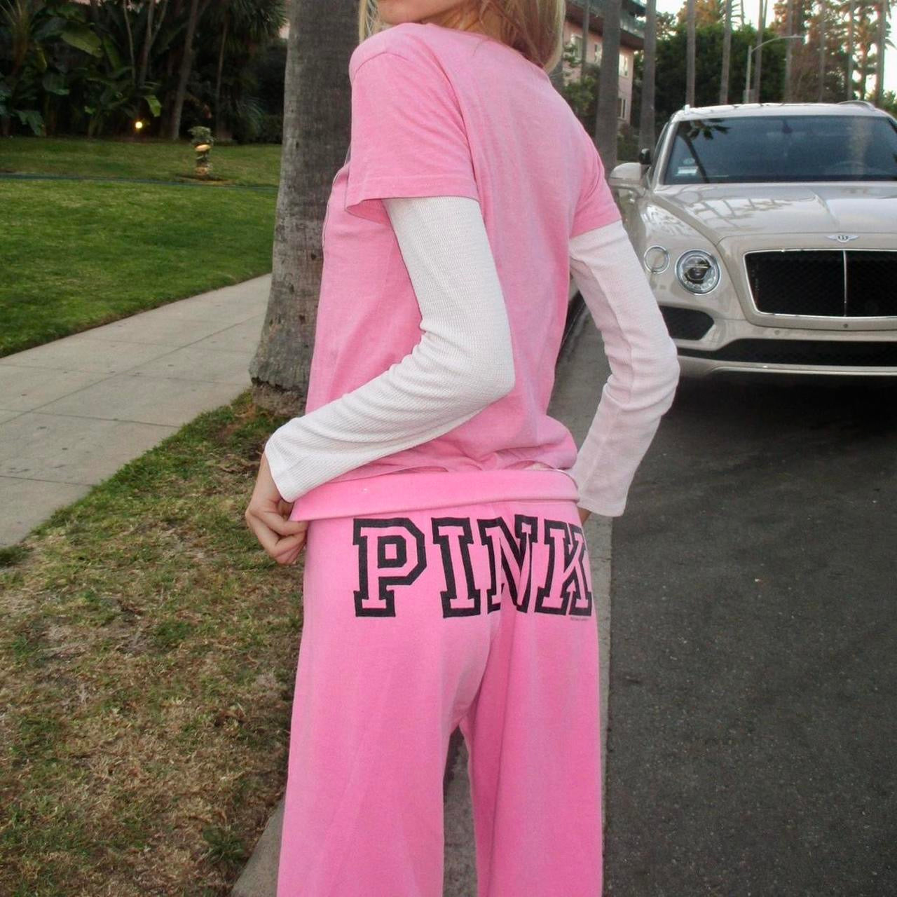 Vintage 2000’s Victoria’s Secret love pink sweatpants