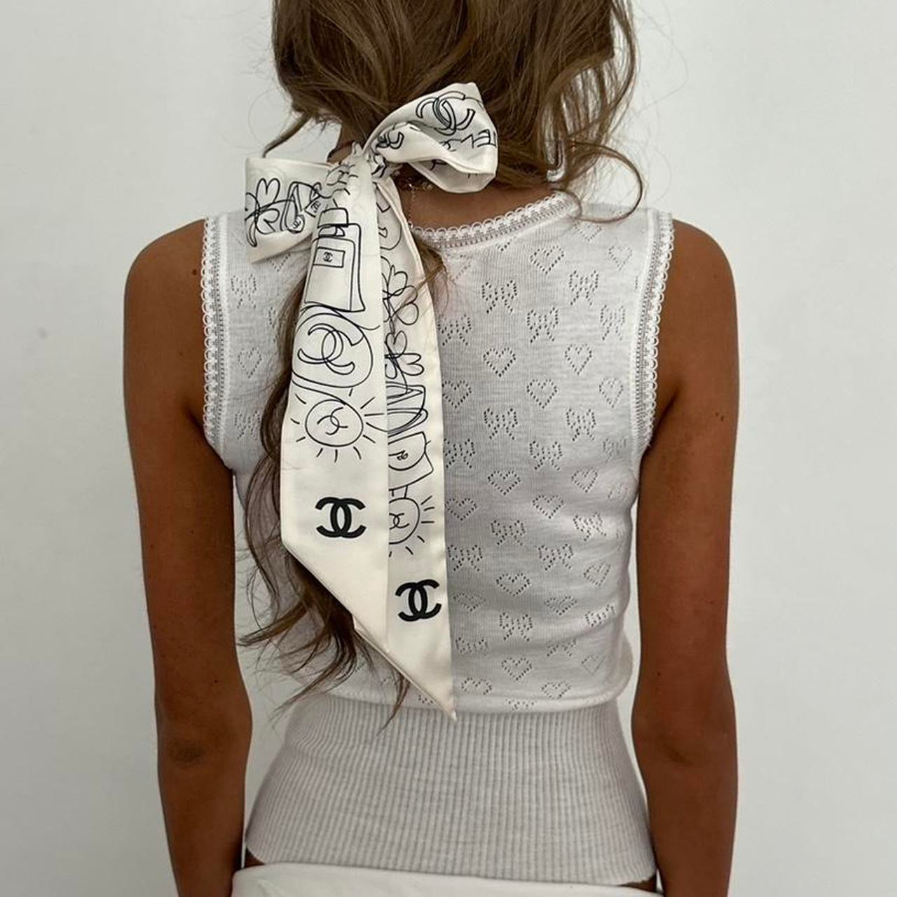 Vintage Chanel silk scarf