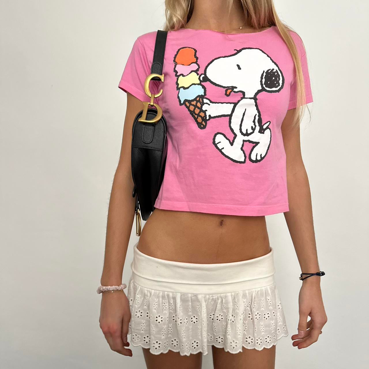 Vintage 90ās snoopy ice cream š¦ baby tee