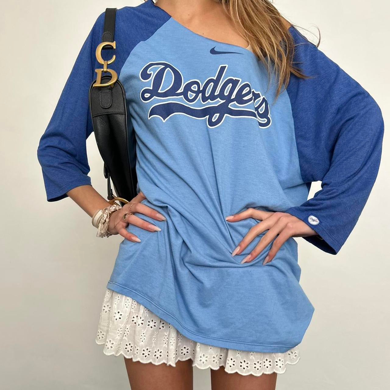 Vintage 2000’s Dodgers blue long sleeve top