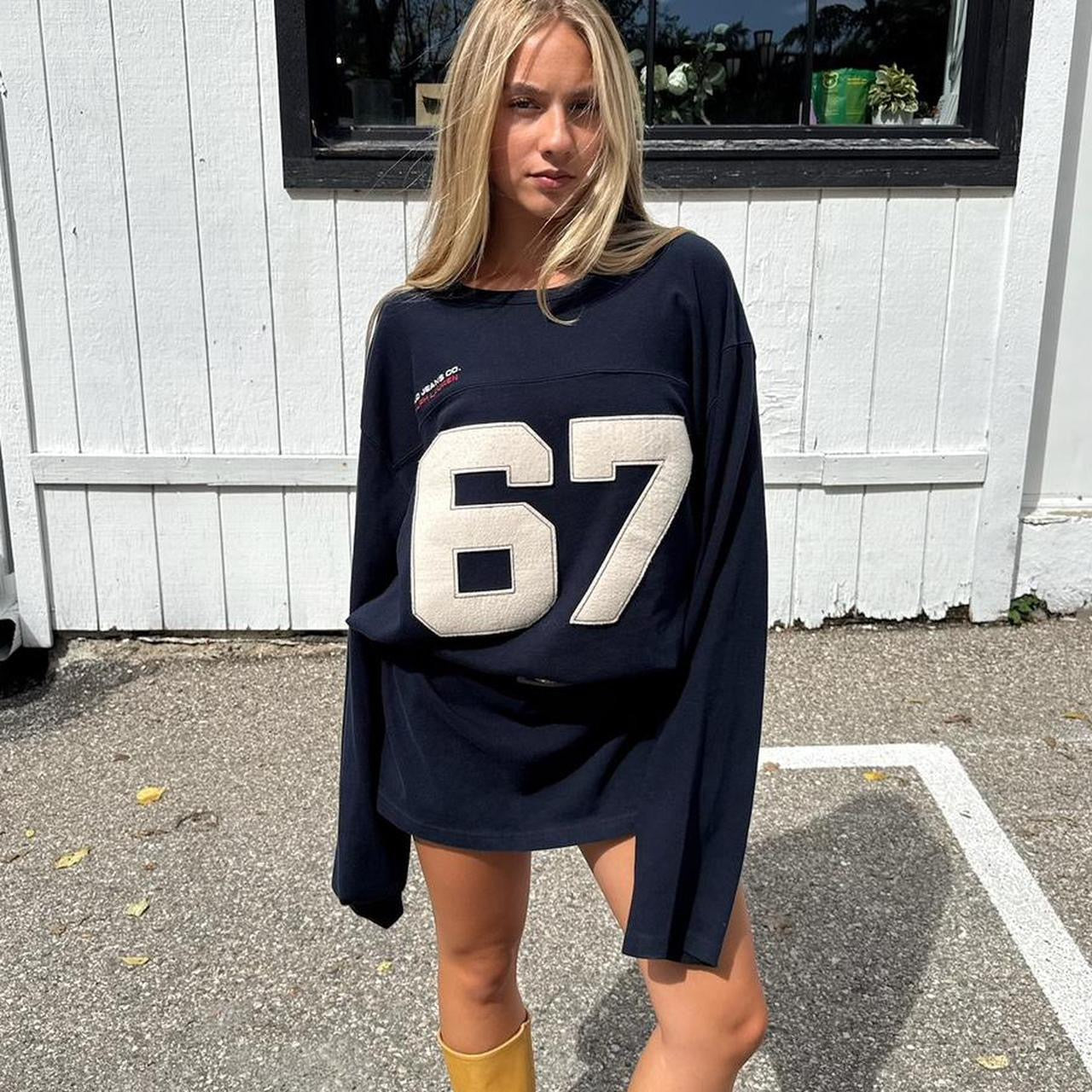 Vintage Ralph Lauren navy 67 sweatshirt