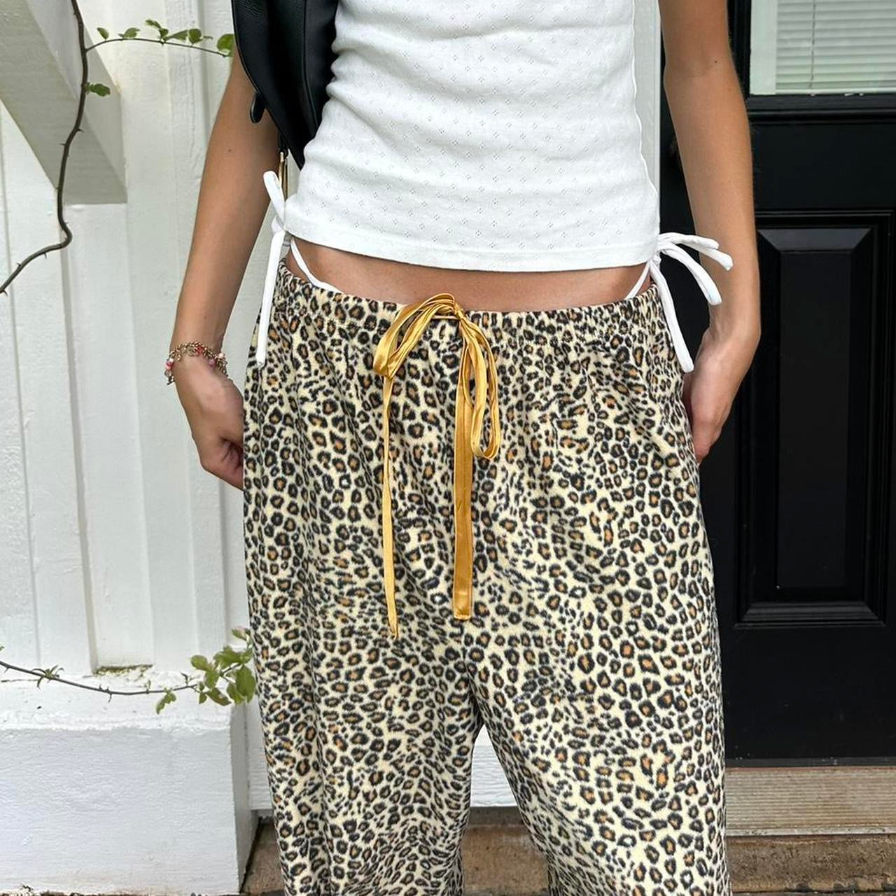 Vintage 2000’s leopard print pants