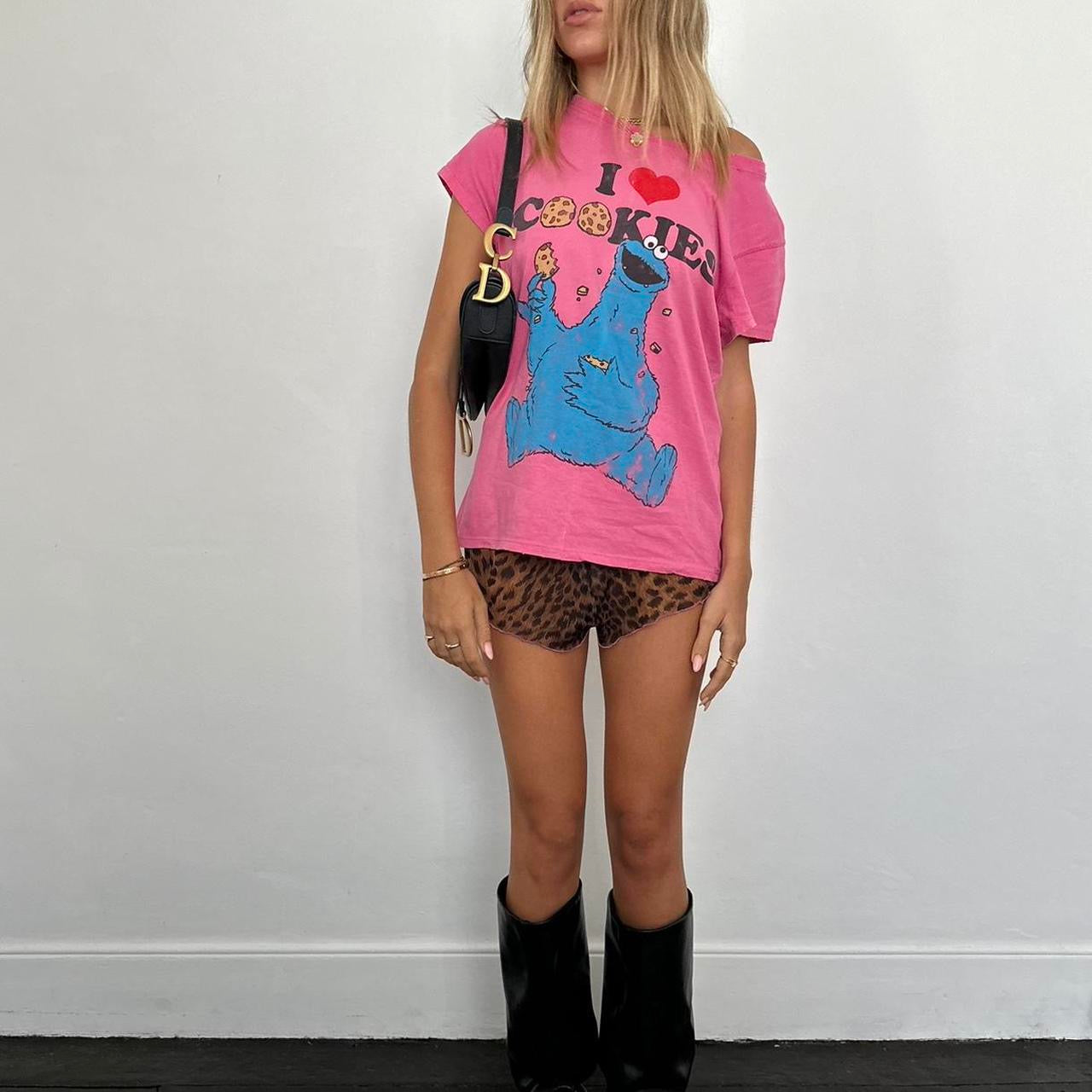 Vintage graphic pink relaxed fit top