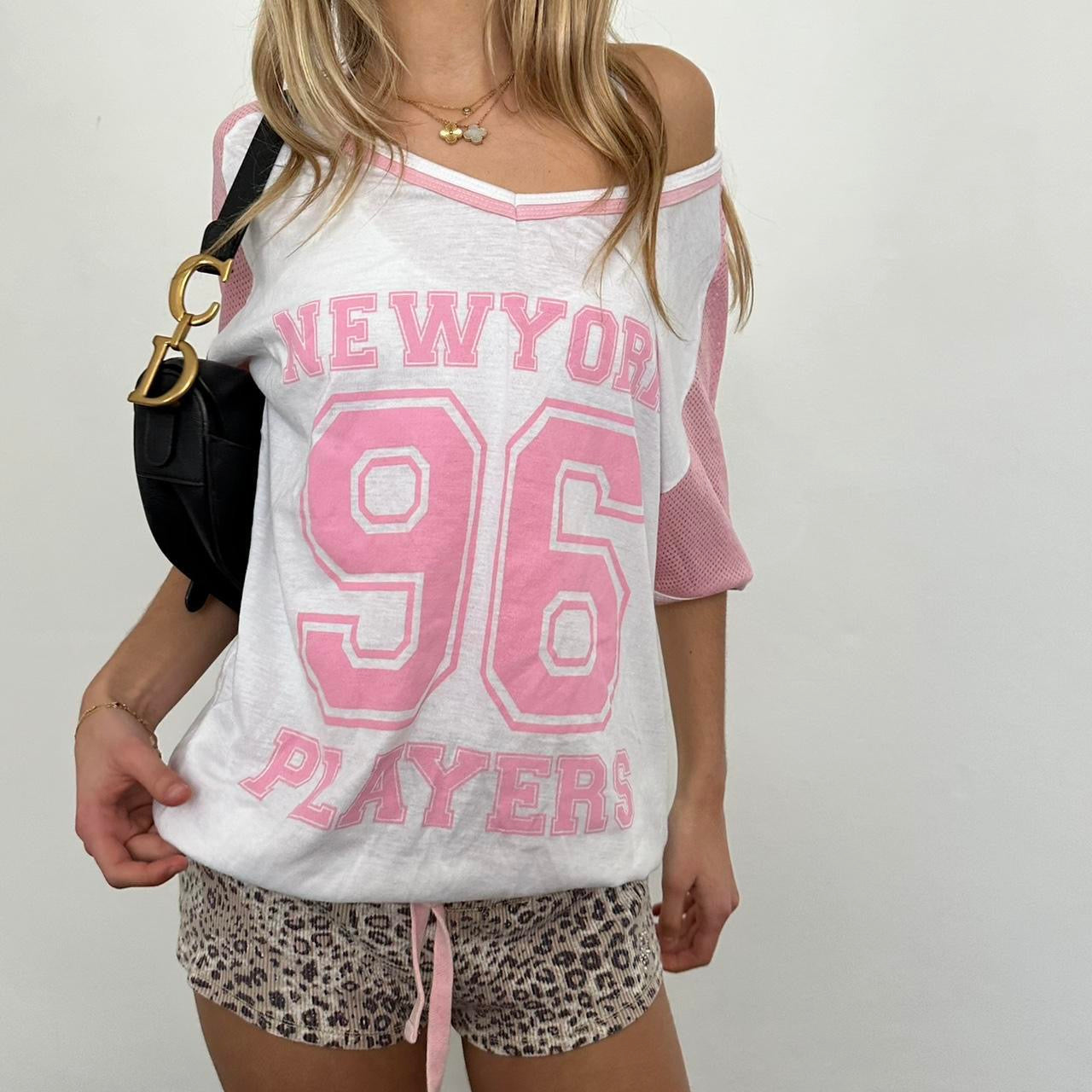 Vintage pink New York jersey top