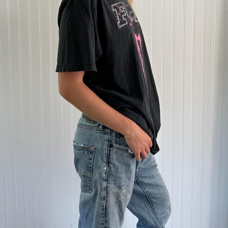 Vintage rare Monsters pink top