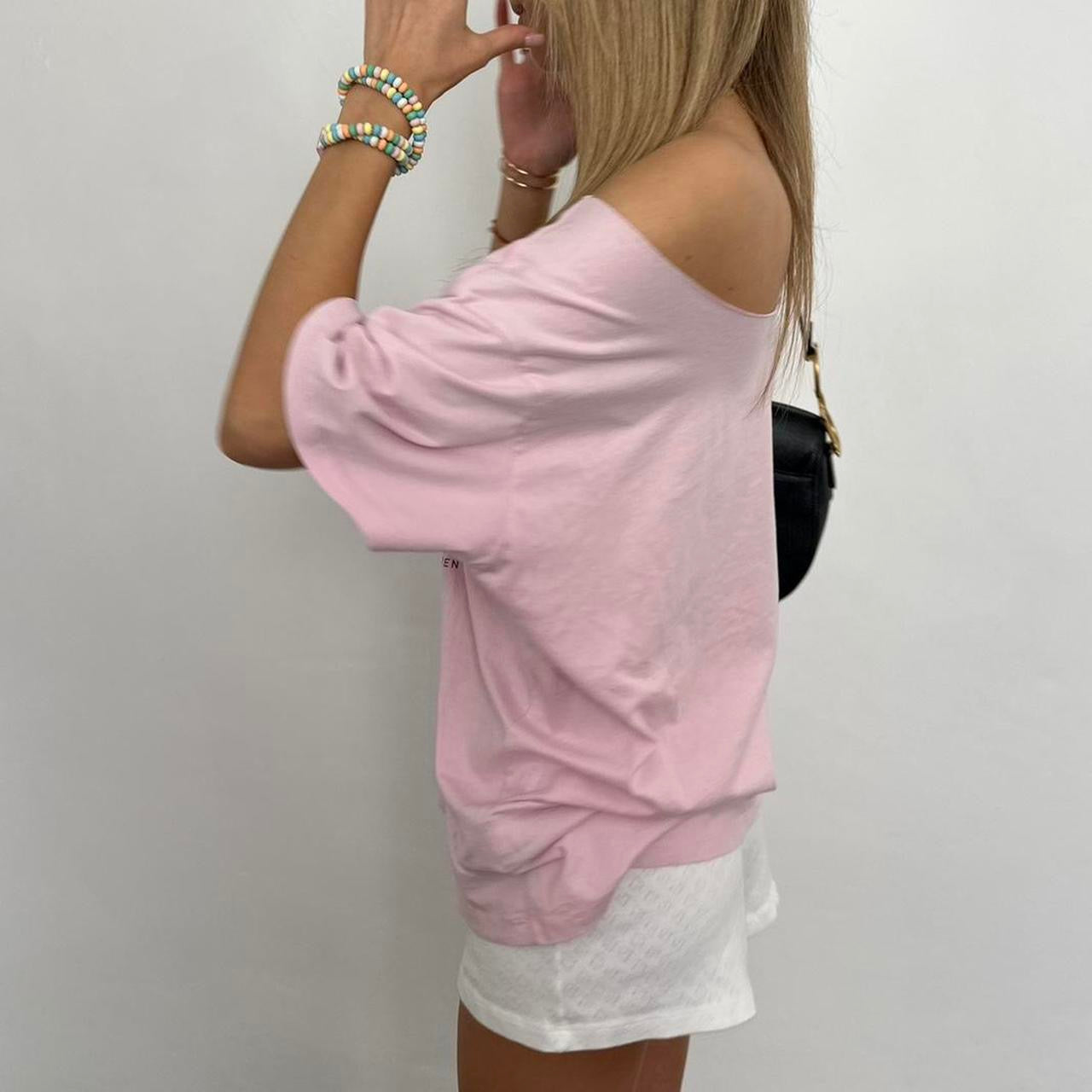 Vintage Ralph Lauren pink off shoulder top