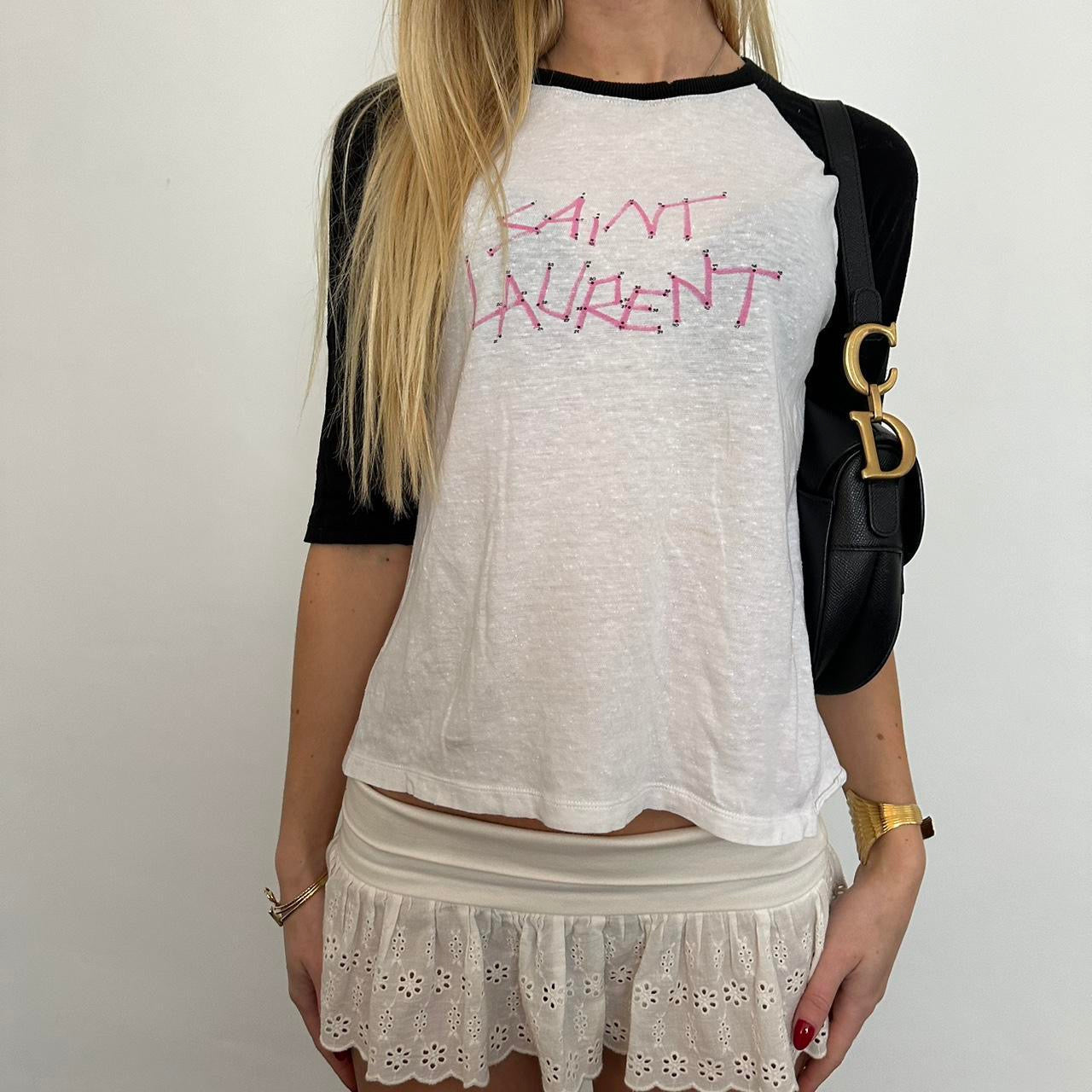 Vintage Saint Laurent raglan top