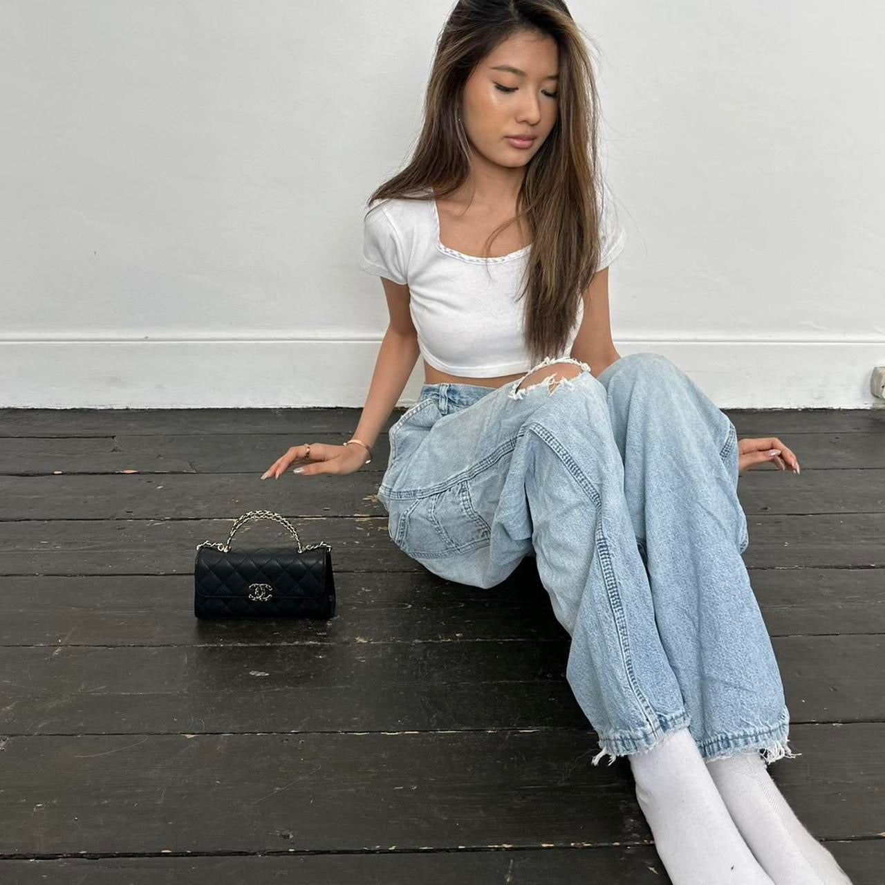 Vintage 90s blue wash carpenter jeans