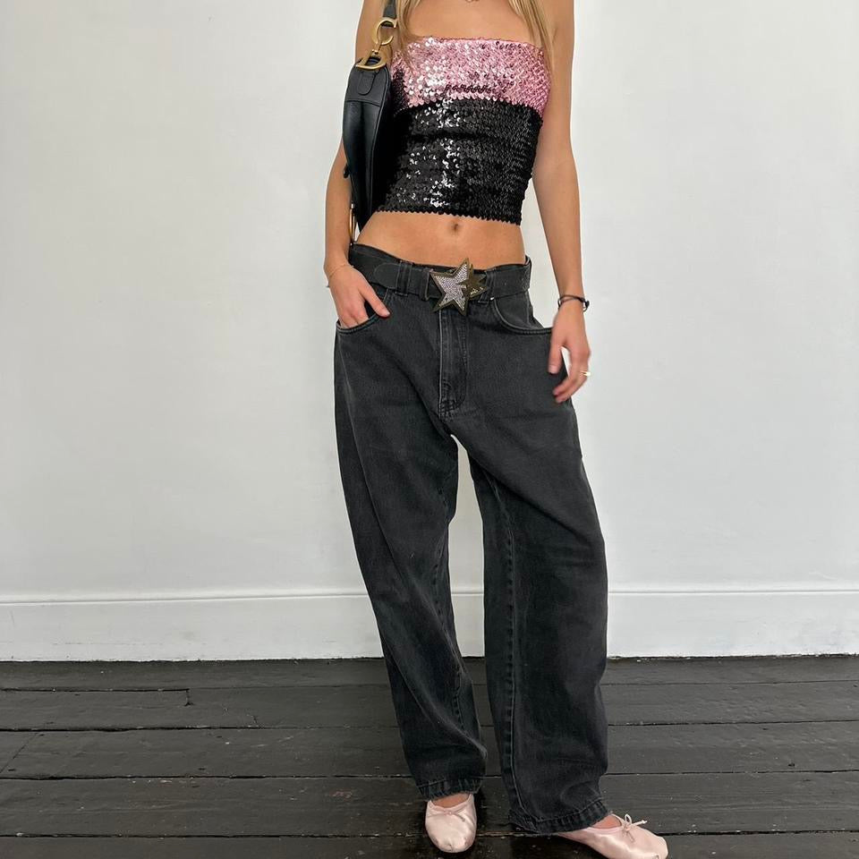 Vintage 90s black carpenter jeans