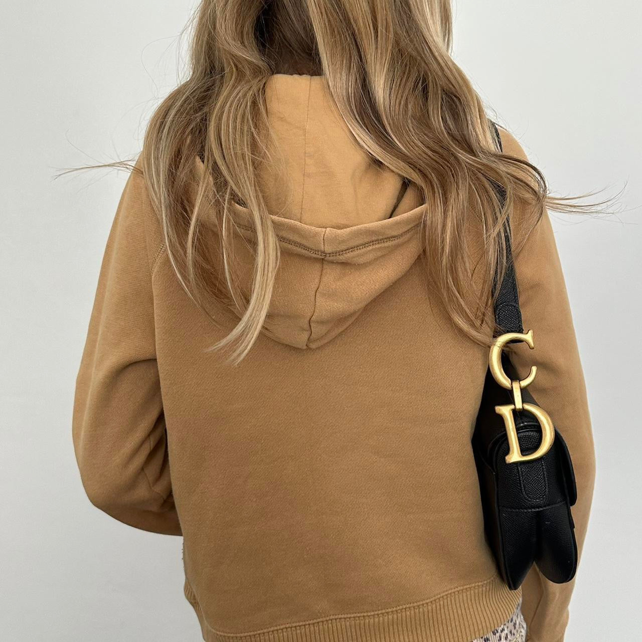 Vintage Polo Jeans by Ralph Lauren graphic light brown/tan hoodie