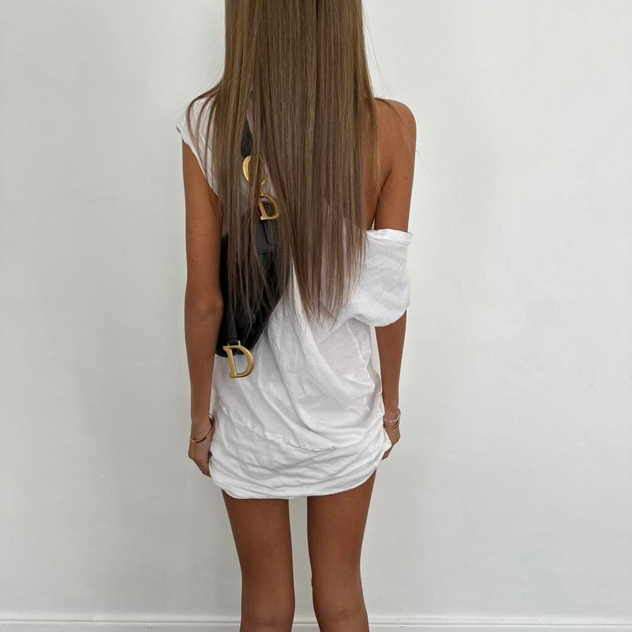 Vintage 90’s Ralph Lauren white mini dress