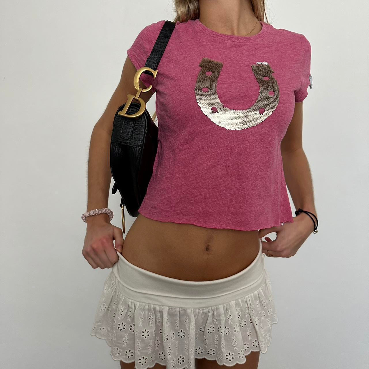 Vintage 90ās horse shoe baby tee āļøš