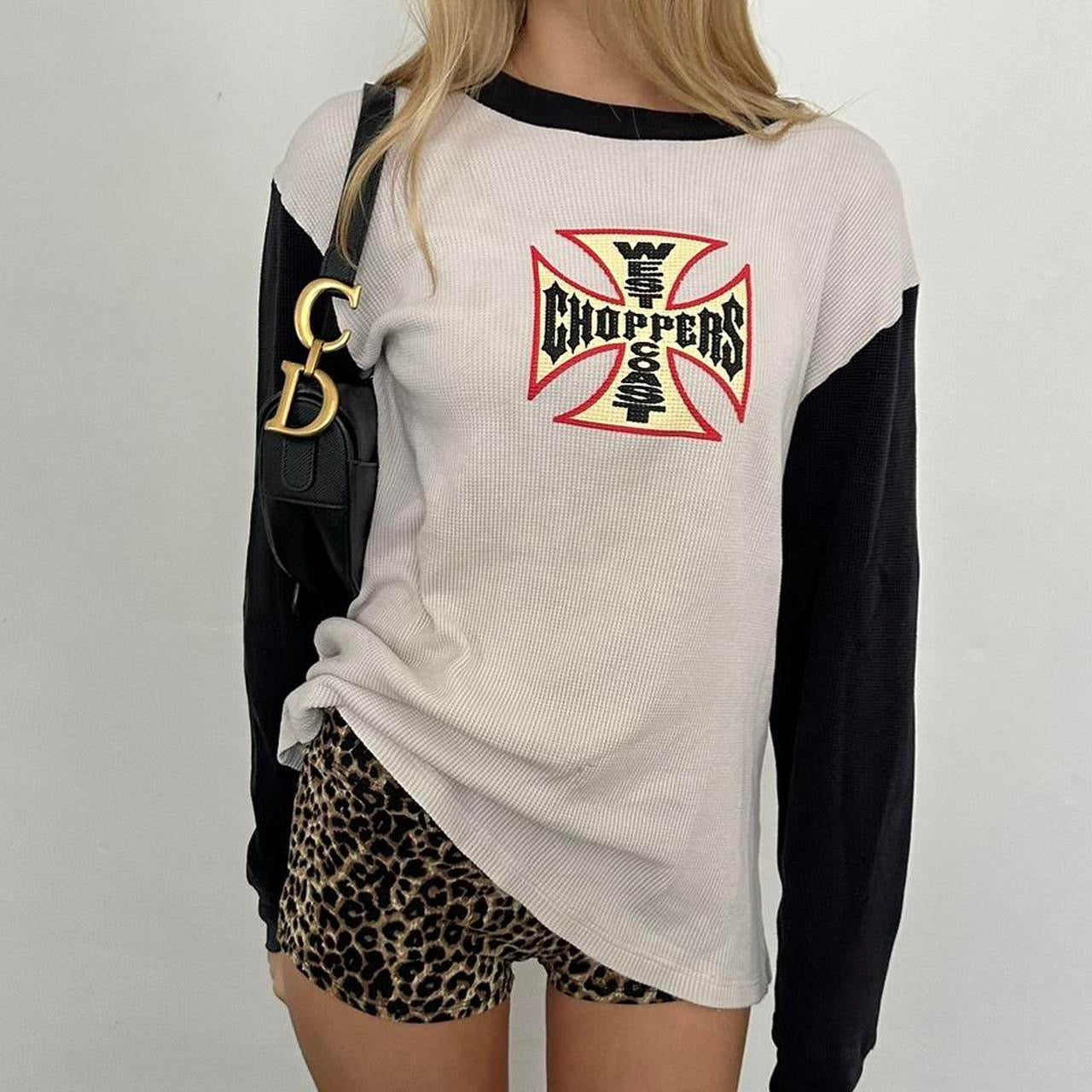 Vintage West Coast Choppers long sleeve oversized top