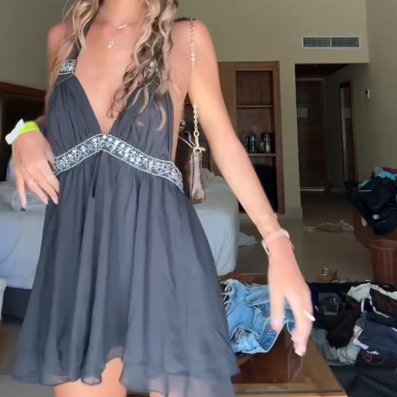 Vintage 90’s Victoria’s Secret black babydoll top