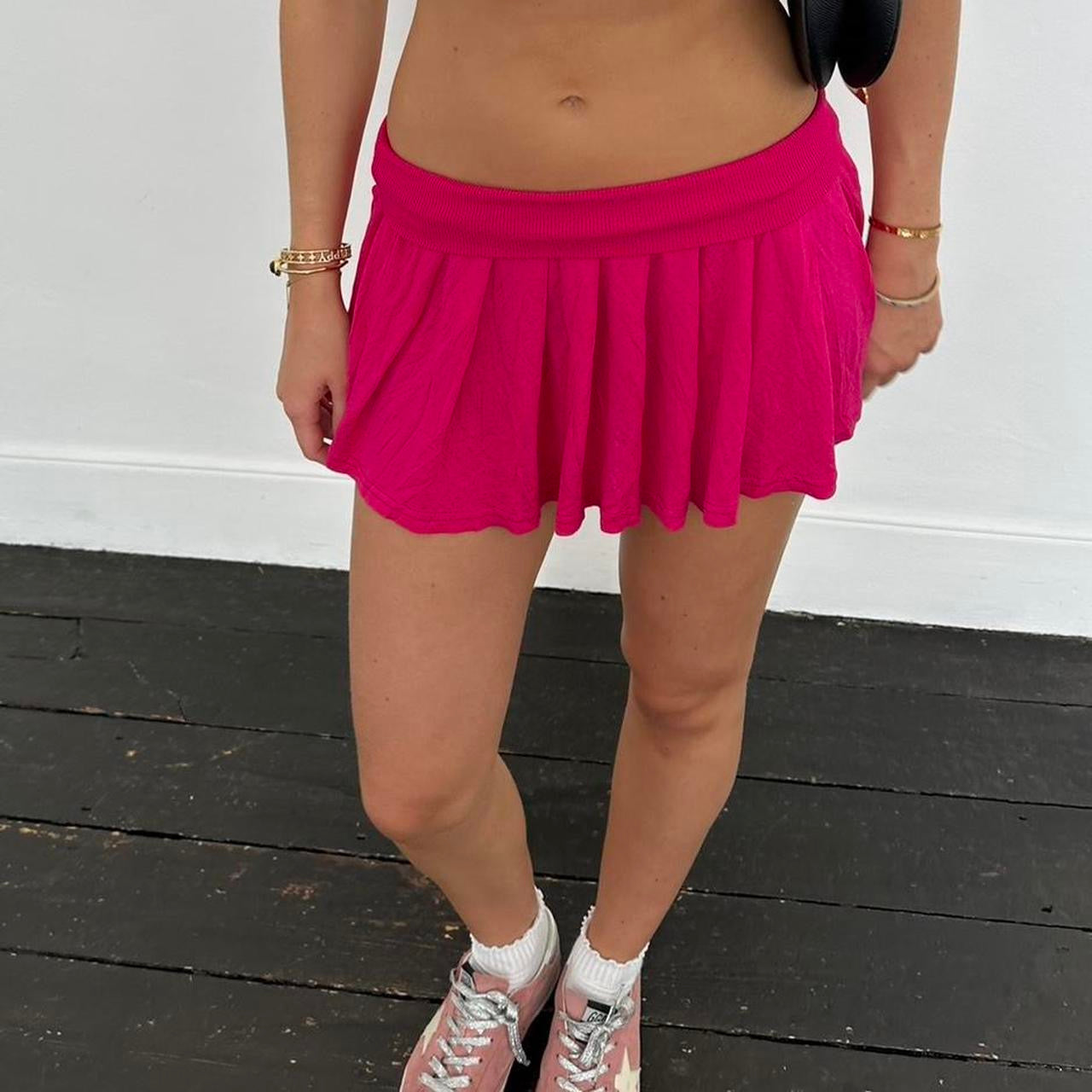 Vintage pink mini skirt
