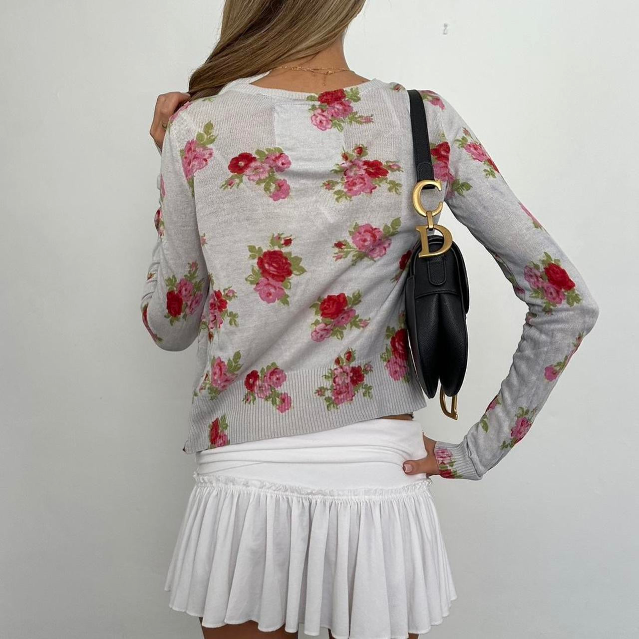 Vintage 2000’s Abercrombie & Fitch floral cardigan top