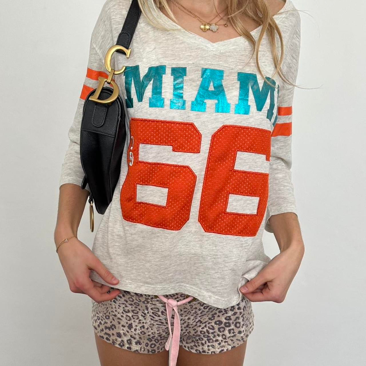 Vintage 2000’s VS Pink Miami jersey graphic tee