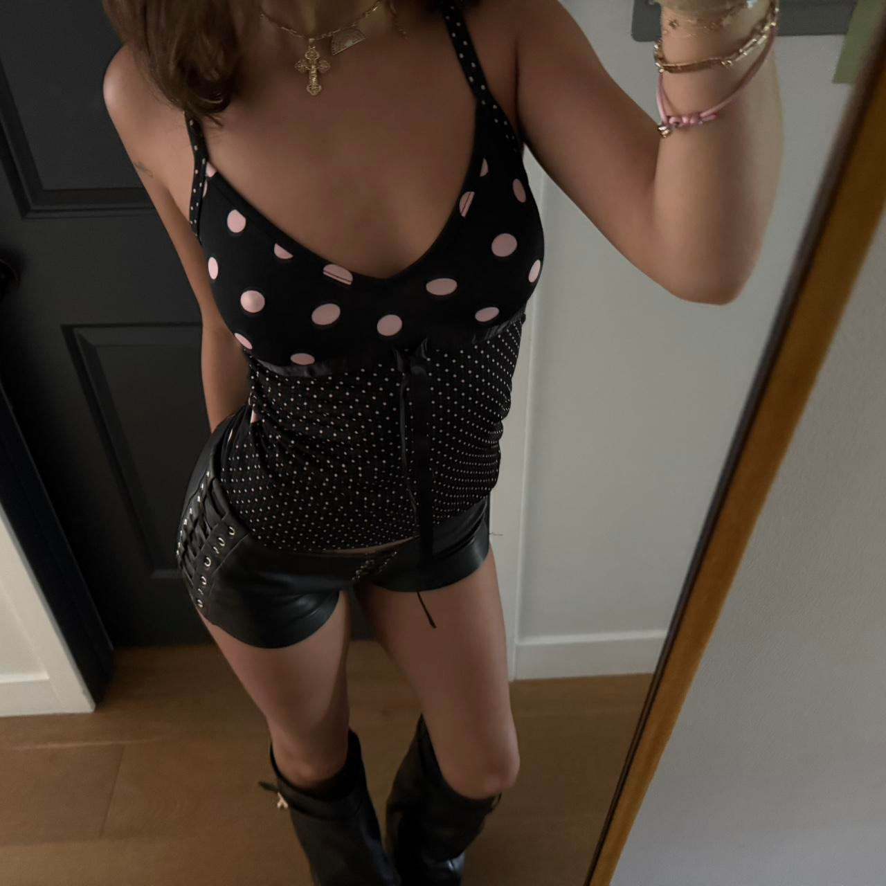 Vintage 90’s polka dot cami top
