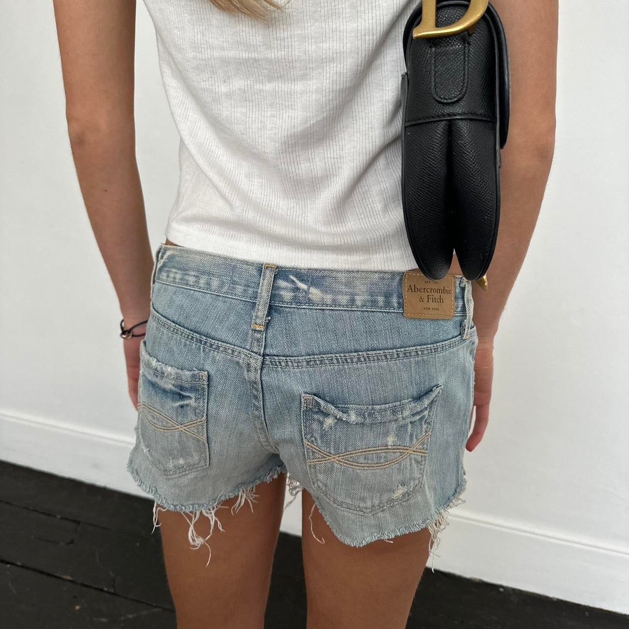 Vintage 2000s Abercrombie and Fitch denim shorts