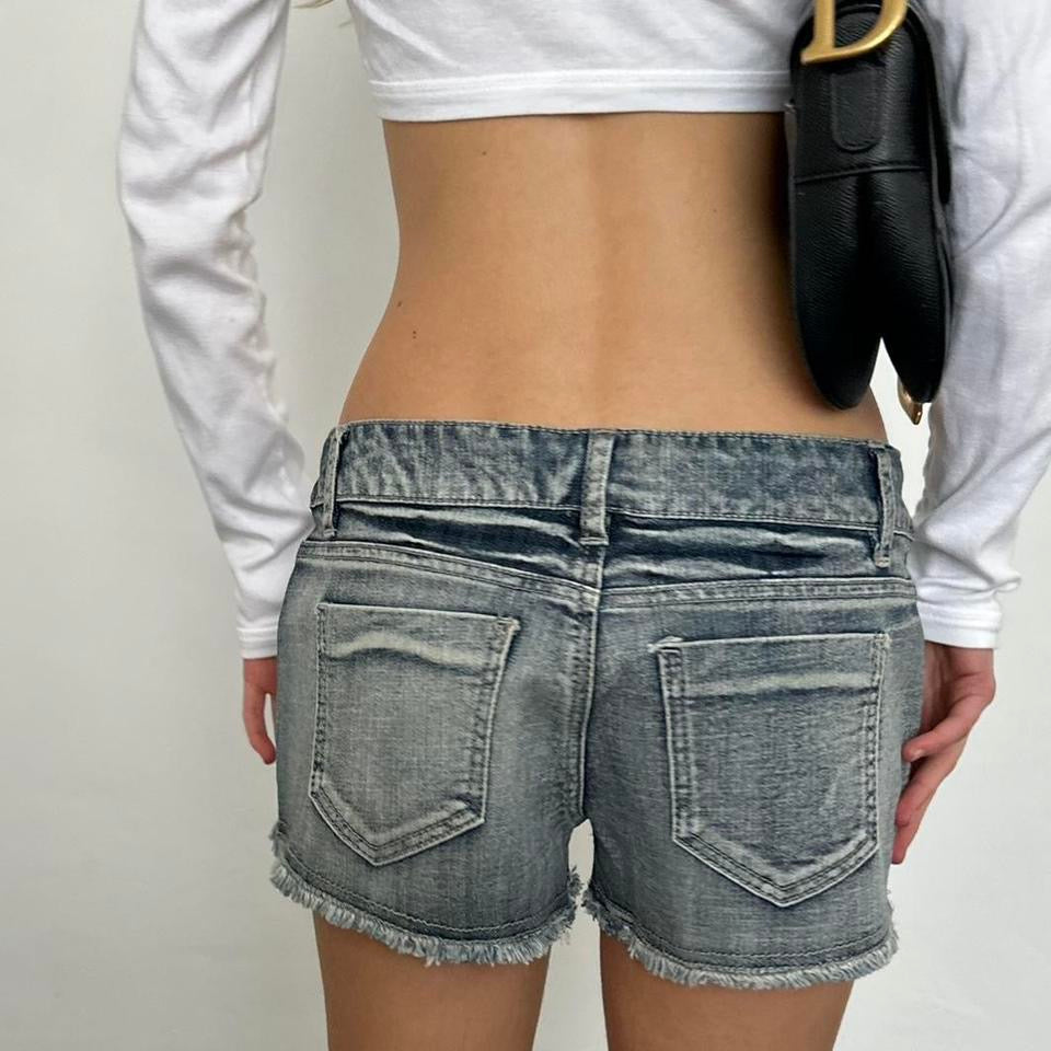 Vintage 2000’s denim sequin shorts