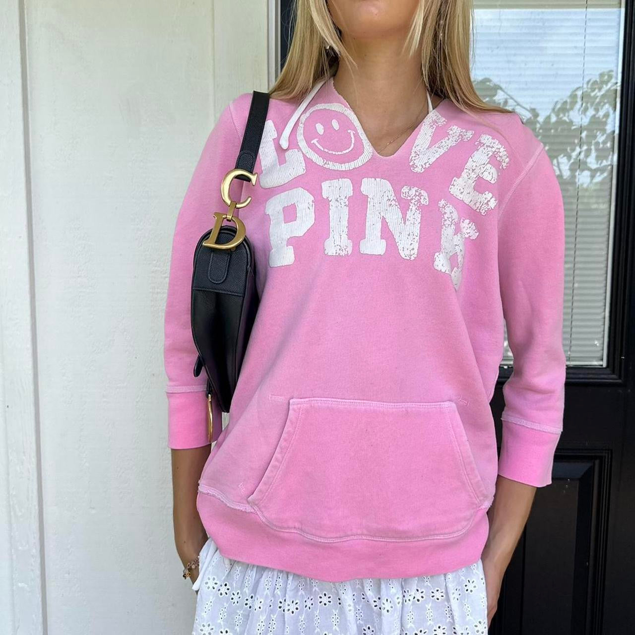 Vintage 2000’s Victoria’s Secret pink rare hoodie