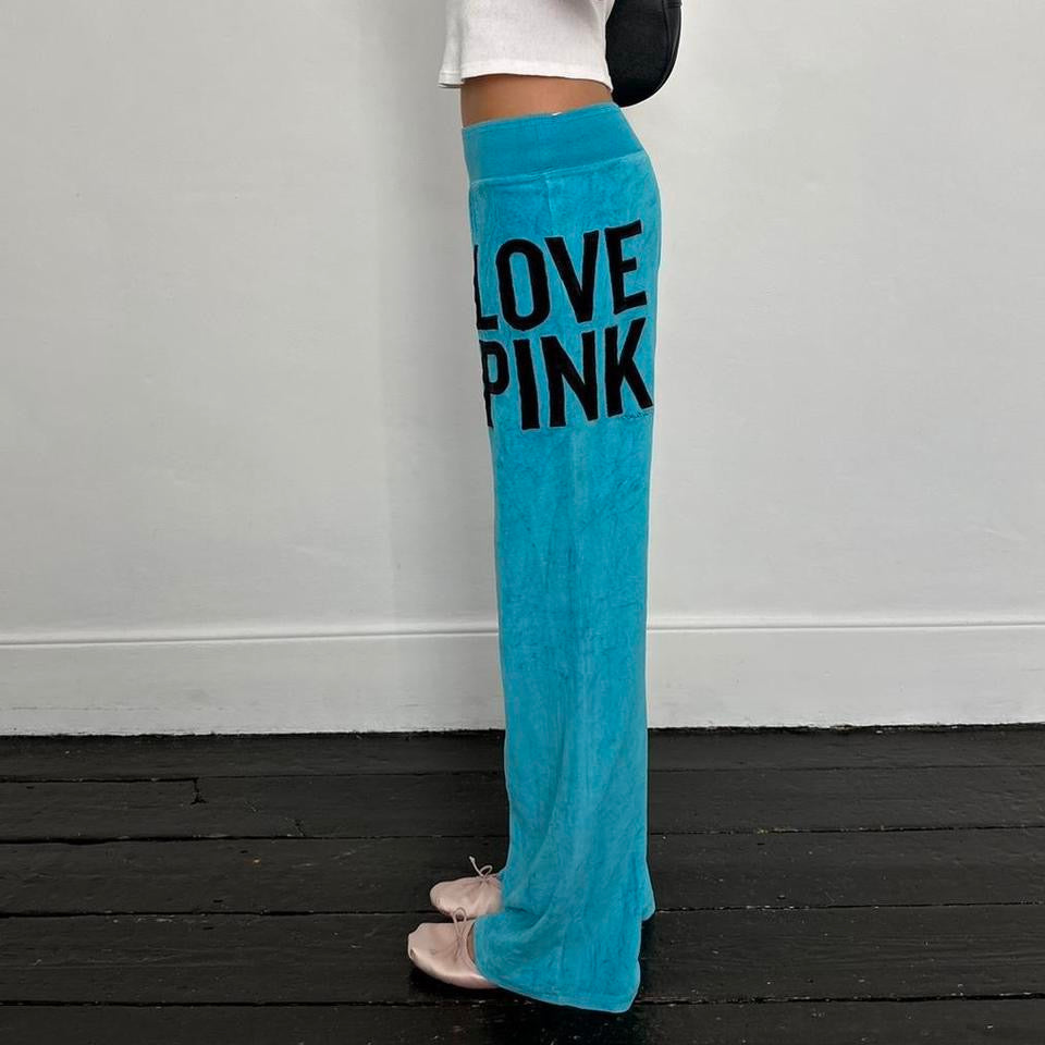 Vintage Victoria’s Secret Pink blue velvet pants