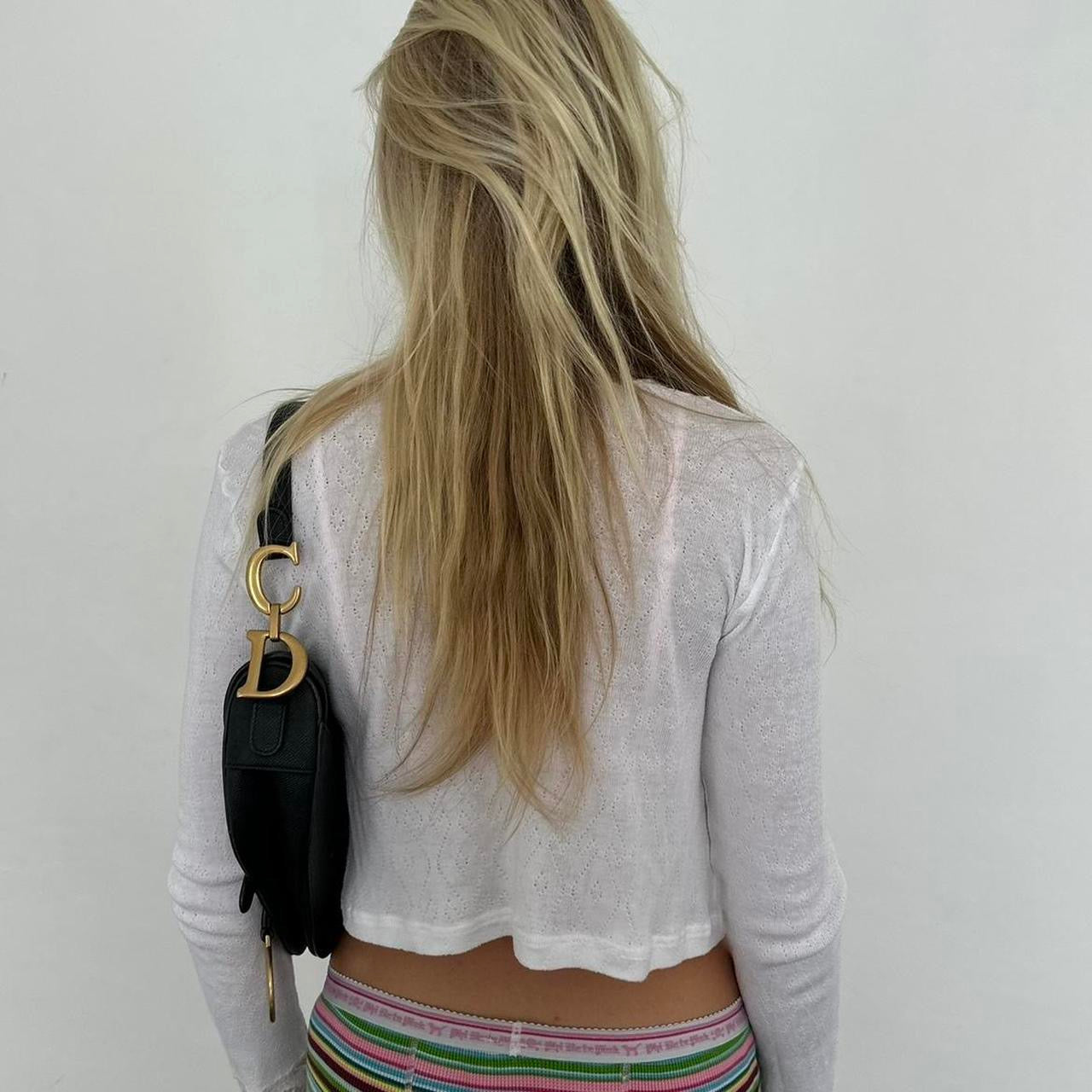 Vintage 90’s white cardigan layering top