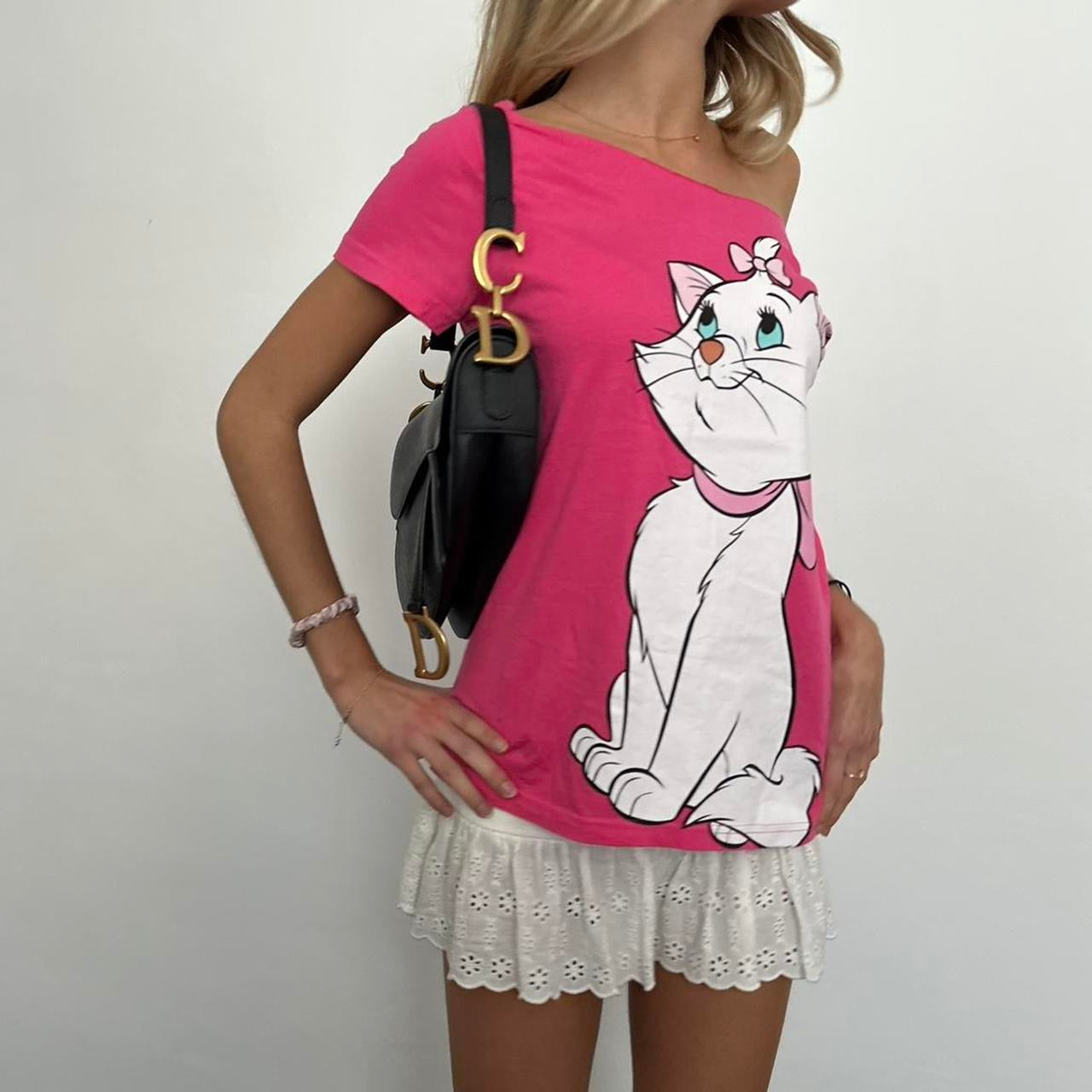 Vintage Aristocats off the shoulder tee
